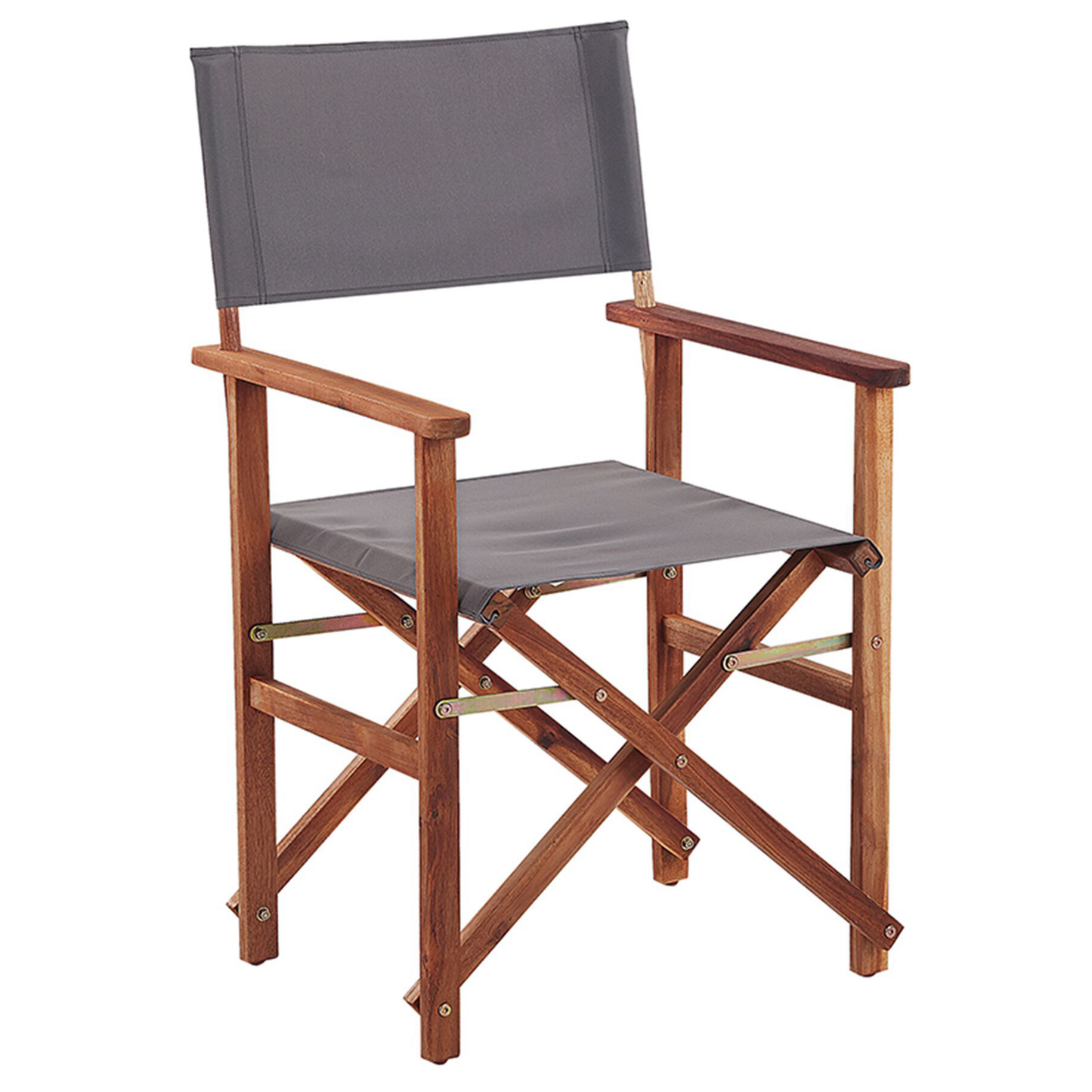 Gartenstuhl 2er Set CINE Akazienholz Grau