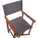 Gartenstuhl 2er Set CINE Akazienholz Grau