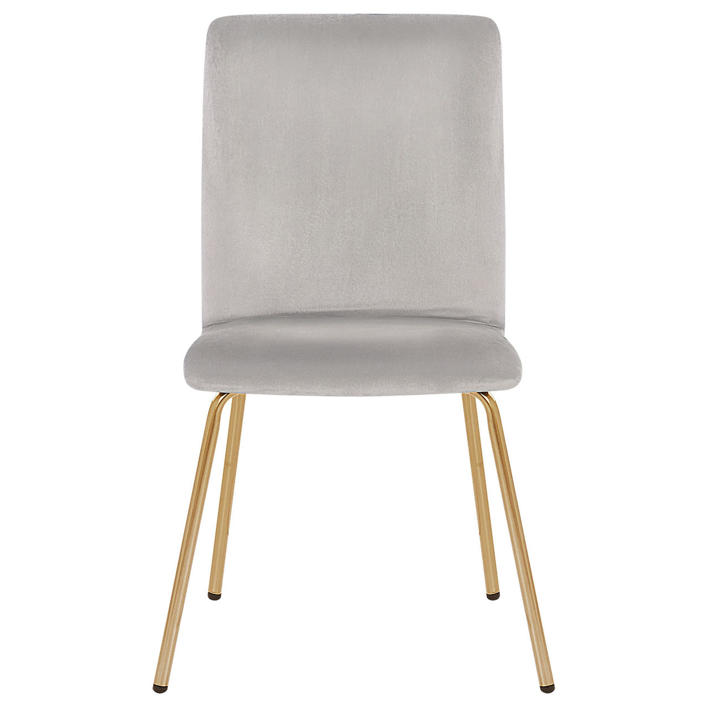 Esszimmerstuhl 2er Set RUBIO Samtstoff Grau