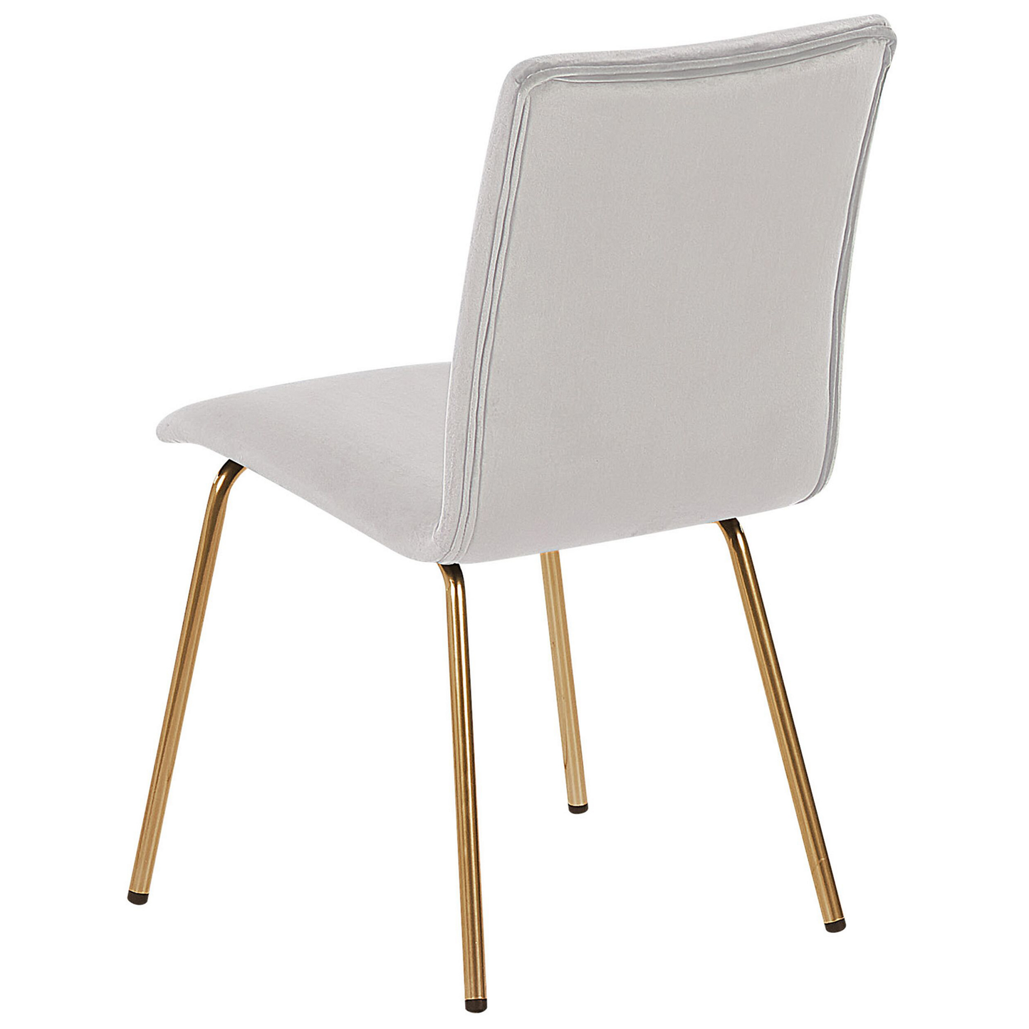 Esszimmerstuhl 2er Set RUBIO Samtstoff Grau