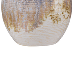 Steinzeug Blumenvase 15 Bunt Gold BERGE