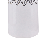 Blumenvase AMISOS Steinzeug 25 cm Weiss