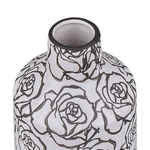 Blumenvase ALINDA Steinzeug 26 cm Weiss