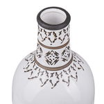 Blumenvase ANKON Steinzeug 25 cm Weiss