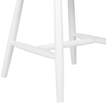 Esszimmerstuhl 2er Set BURBANK Holz Weiss