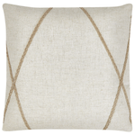 Dekokissen 2er Set LICUALA 45 x 45 cm Beige Geometrisches Muster