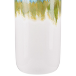 Steinzeug Blumenvase 31 Bunt Weiss COLOSSE