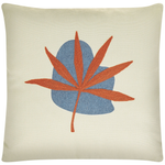 Kissen 2er Set Stickerei Rot DAVALLIA 45 x 45 cm