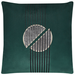 Dekokissen 2er Set CEROPEGIA Samtstoff 45 x 45 cm Smaragdgrün Geometrisches Muster