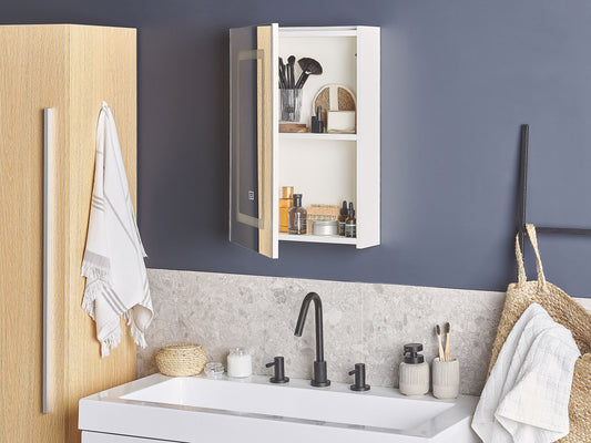 Bad-Spiegelschrank LED CONDOR 40 cm 60 cm Weiss