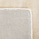 Teppich Viskose beige 80 x 150 cm Kurzflor GESI II