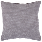 3-Sitzer Sofa Cord hellgrau mit Kissen VISKAN