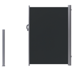 Seitenmarkise DORIO 305 cm 180 cm Graphitgrau