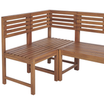 Balkonmöbel Set 4-Sitzer TREIA Akazienholz Braun