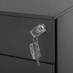 Büroschrank CAMI Metall Schwarz