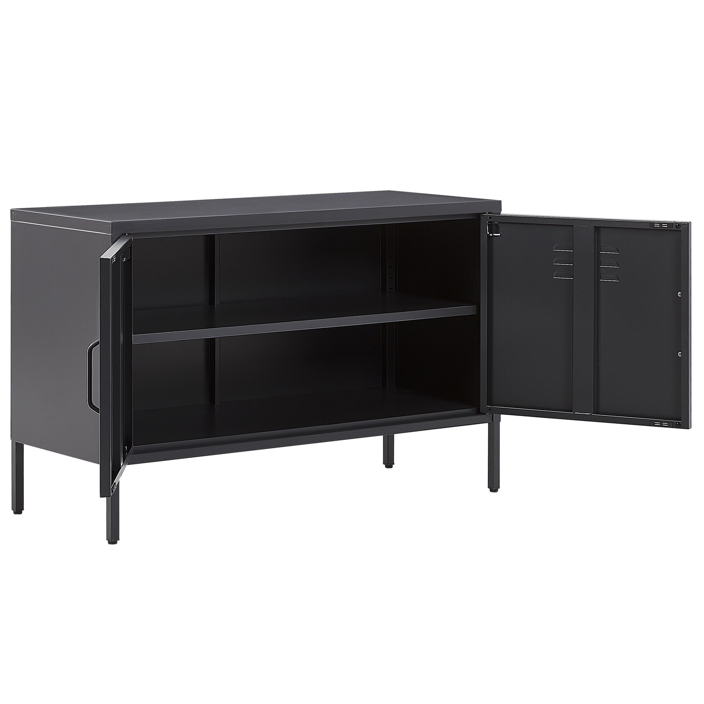Büroschrank URIA Metall Schwarz