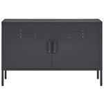 Büroschrank URIA Metall Schwarz