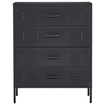 Kommode ENAGO Metall Schwarz