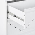 Kommode MATANA Metall Weiss