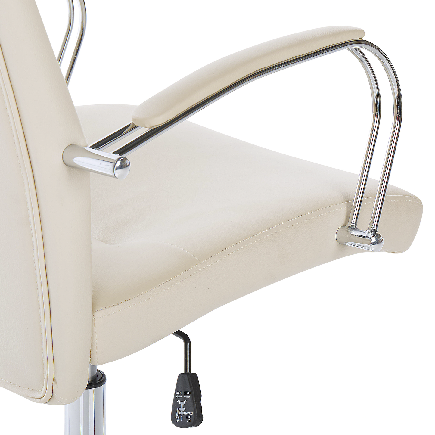 Bürostuhl Kunstleder Beige OSCAR