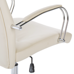 Bürostuhl Kunstleder Beige OSCAR