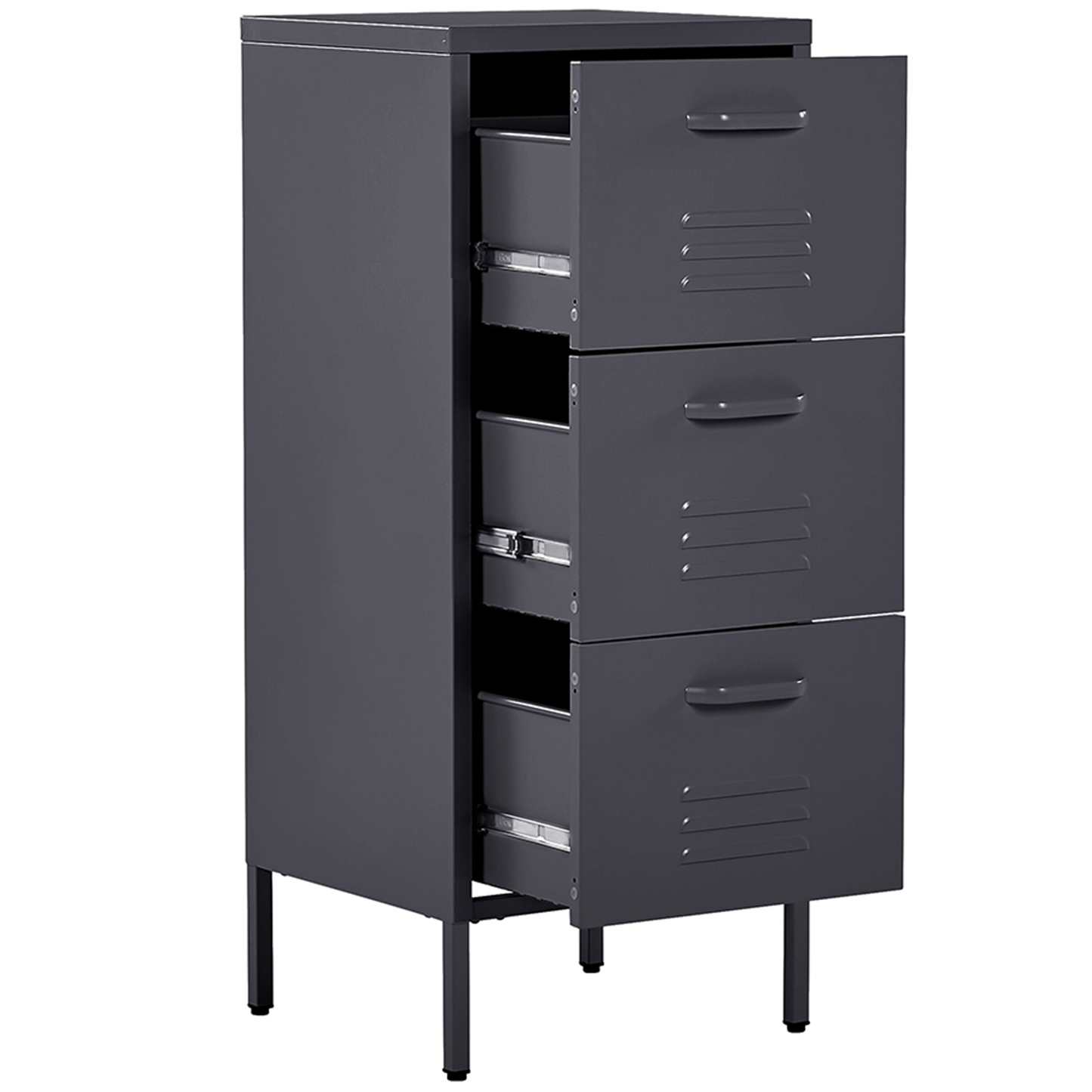 Büroschrank WOSTOK Metall Schwarz