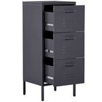 Büroschrank WOSTOK Metall Schwarz