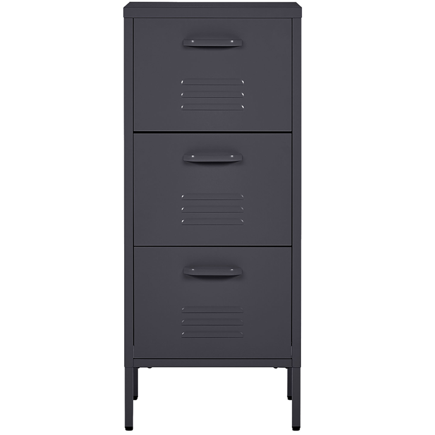 Büroschrank WOSTOK Metall Schwarz