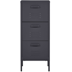 Büroschrank WOSTOK Metall Schwarz