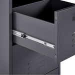 Büroschrank WOSTOK Metall Schwarz