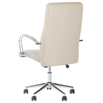 Bürostuhl Kunstleder Beige OSCAR