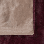 Kuscheldecke TANTAN 180 x 220 cm Burgunderrot