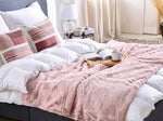 Kuscheldecke CHAAB 200 x 220 cm Rosa