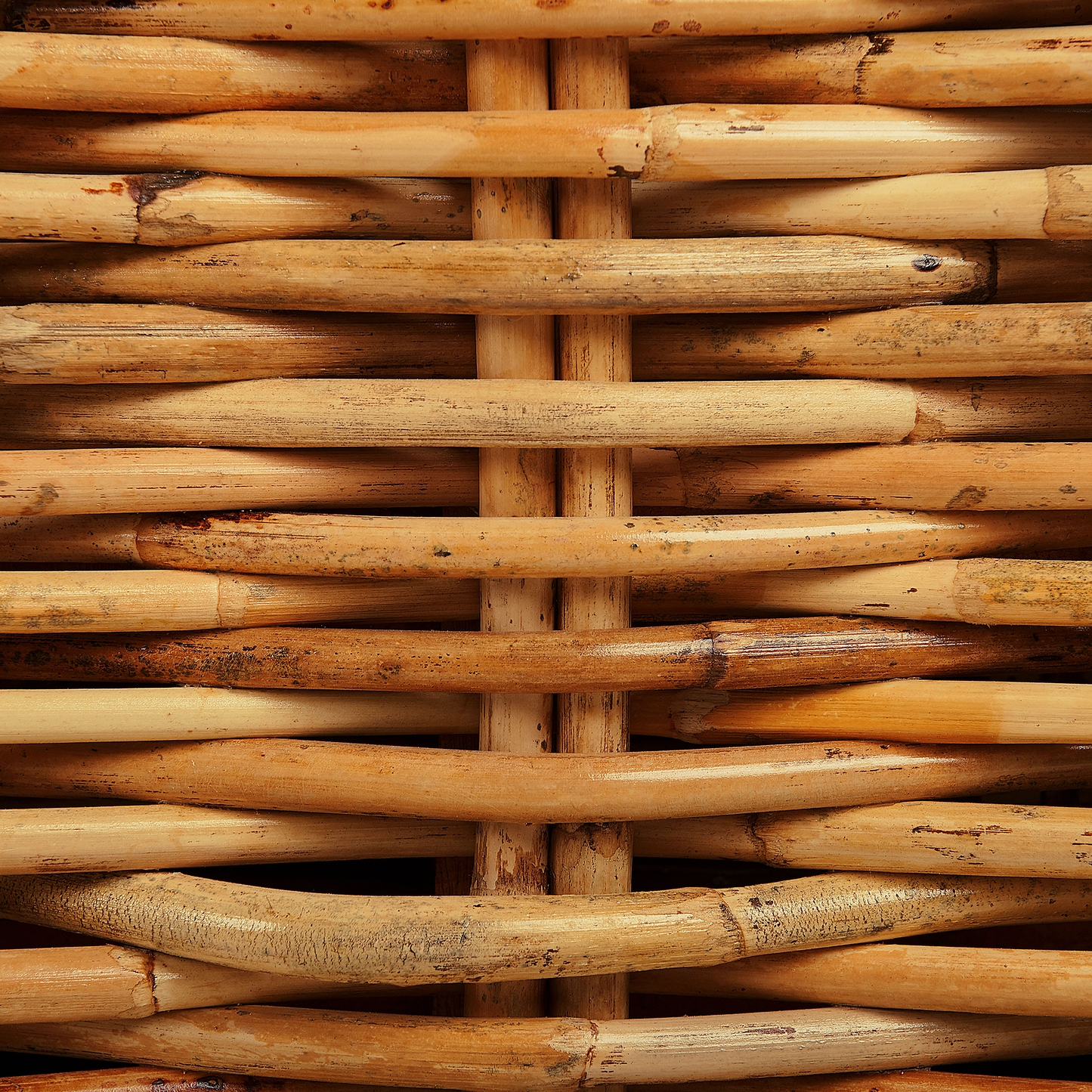 Gartensofa 3-Sitzer FORLI Rattan Naturfarben