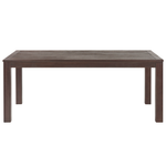 Gartenmöbel Set mit Bänken 6-Sitzer TUSCANIA Eukalyptusholz Dunkelbraun