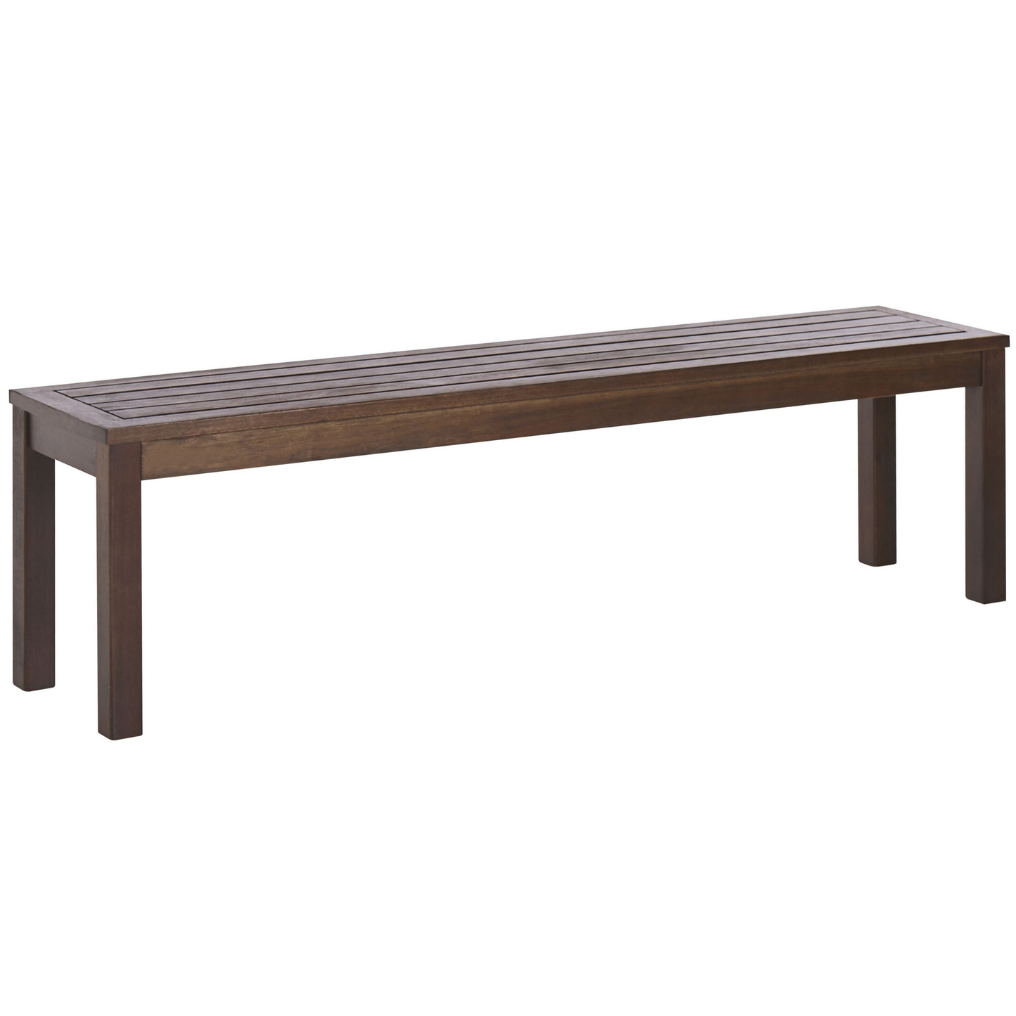 Gartenmöbel Set mit Bänken 6-Sitzer TUSCANIA Eukalyptusholz Dunkelbraun