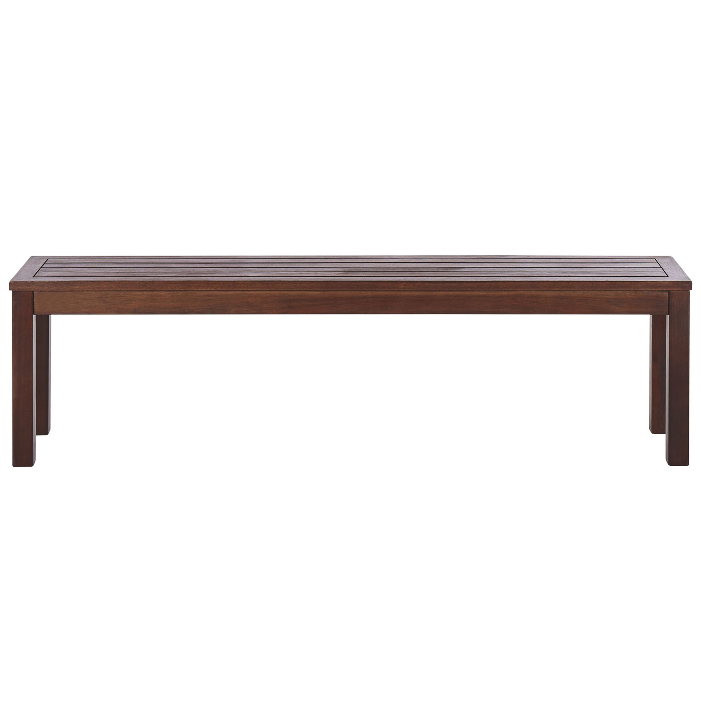 Gartenmöbel Set mit Bänken 6-Sitzer TUSCANIA Eukalyptusholz Dunkelbraun