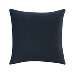Chaiselongue Samtstoff dunkelblau linksseitig LE CRAU