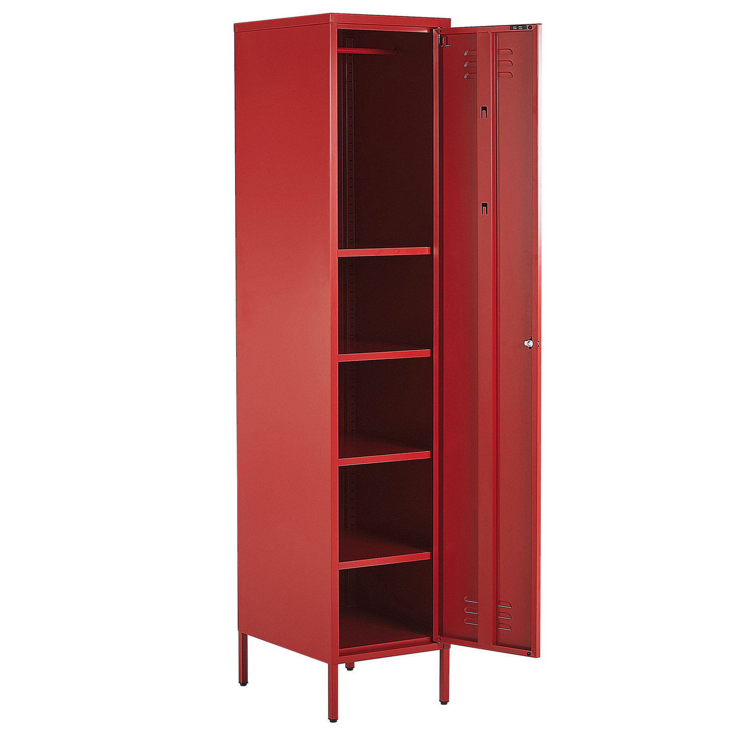 Büroschrank FROME Metall Rot