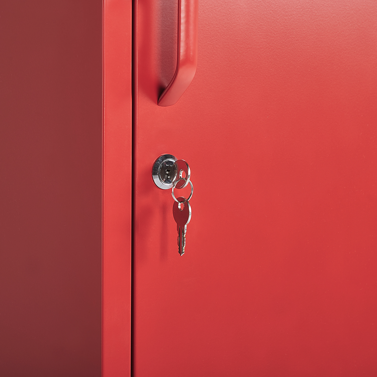 Büroschrank FROME Metall Rot