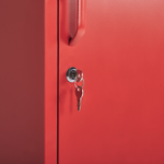 Büroschrank FROME Metall Rot
