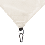Sonnensegel LUKKA 300 cm 300 cm Cremeweiss