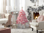 Künstlicher Weihnachtsbaum 120 cm rosa FARNHAM