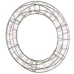 Wandobjekt KOPPELO Metall 55 cm Silber