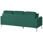 3-Sitzer Sofa Samtstoff smaragdgrün GAVLE