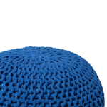 Pouf blau ⌀ 50 cm CONRAD