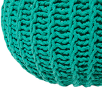 Pouf smaragdgrün ⌀ 50 cm CONRAD II