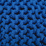 Pouf kobaltblau ⌀ 40 cm CONRAD