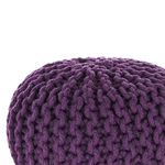Pouf lila ⌀ 40 cm CONRAD