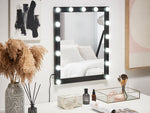 LED-Badezimmer-Spiegel ODENAS 50 cm 60 cm Schwarz
